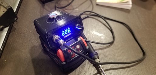 Soldering station works off Milwaukee m18 battery