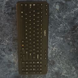 Logitech K360 Wireless USB Desktop Keyboard — Compact Full Keyboard,