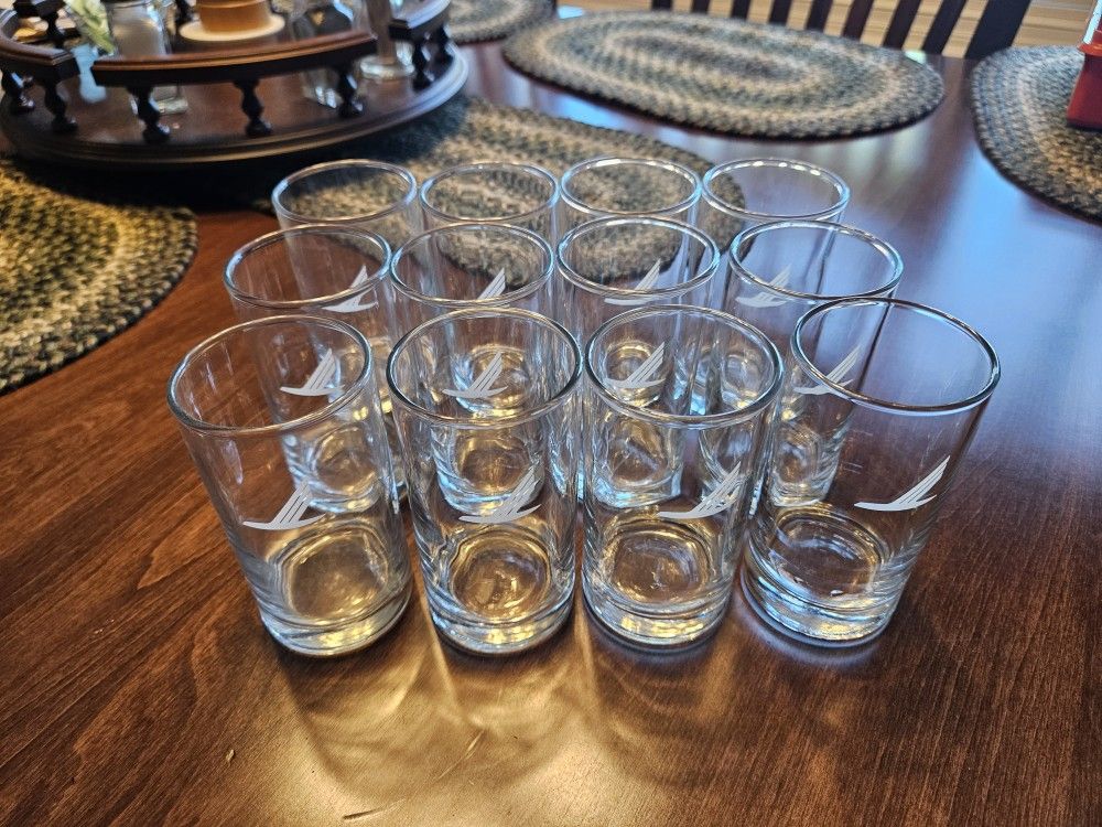 Piedmont Airlines, 8oz Glasses, Set of 12