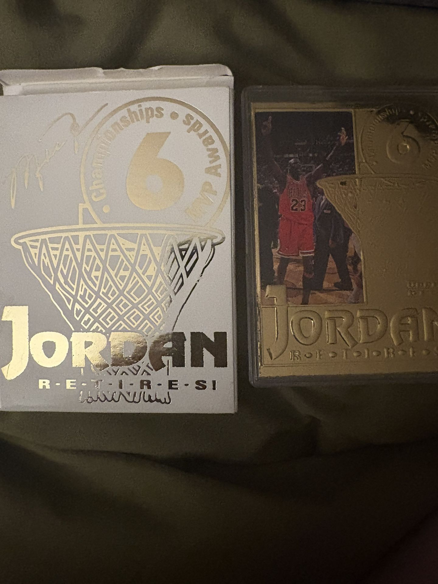 22k signed Michael Jordan Basketball Card!!