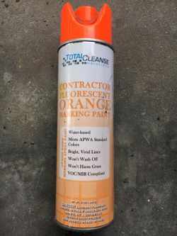 Orange marking paint