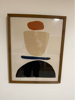 abstract framed wall art