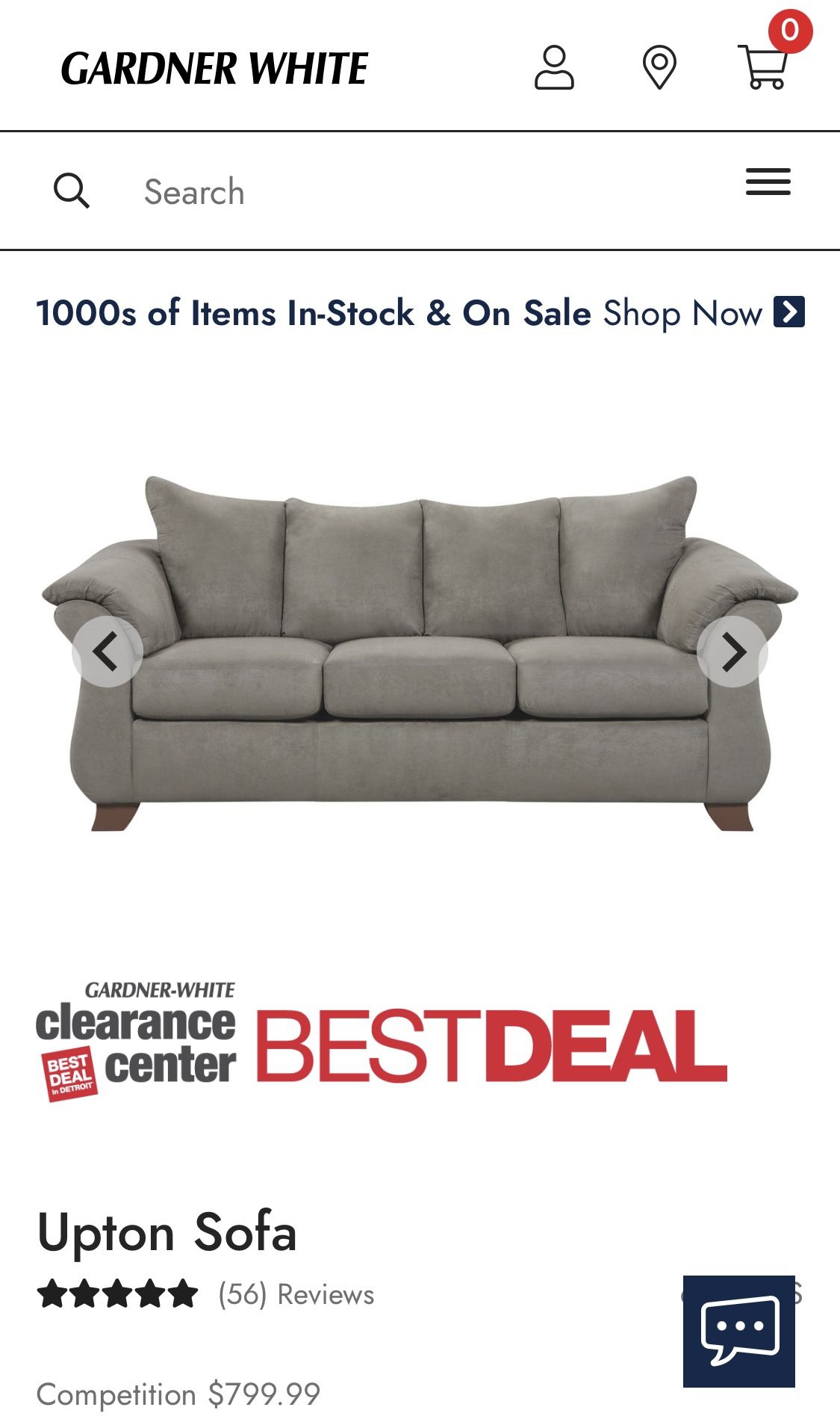 Gardner White Clearance Center Sofas Baci Living Room