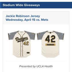 Official Exclusive Jackie Robinson Dodger Night Jersey Black Grey Gold 