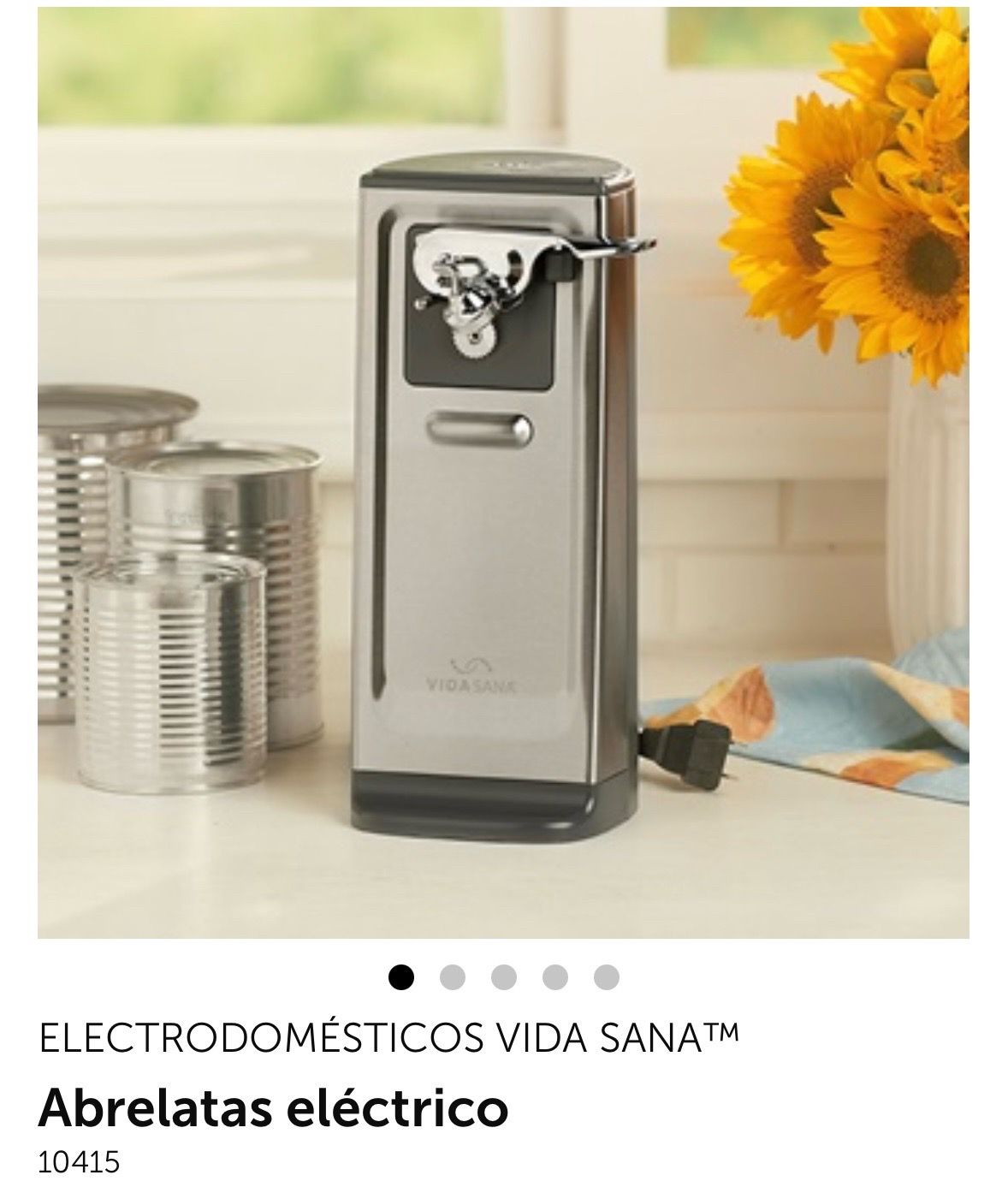 Abrelatas eléctrico