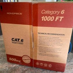 Bulk Roll Of 340ft Ethernet Cable