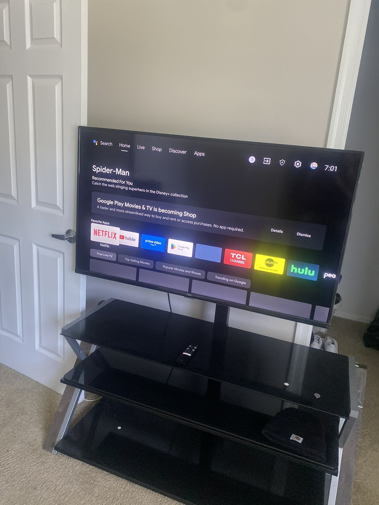 55 inch TCL ROKU TV