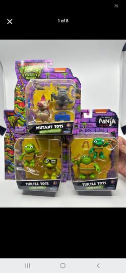 TMNT Mutant Mayhem Tots Figure 3-Pack Bundle