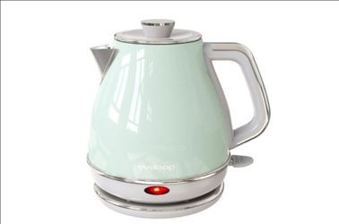 Electric Tea Kettle, 1500W, Hot Water Boiler Heater Pot, Retro Small Electric Kettle, 100% Stainless Steel Electric Teapot, Auto Shut-Off & Boil-Dry P