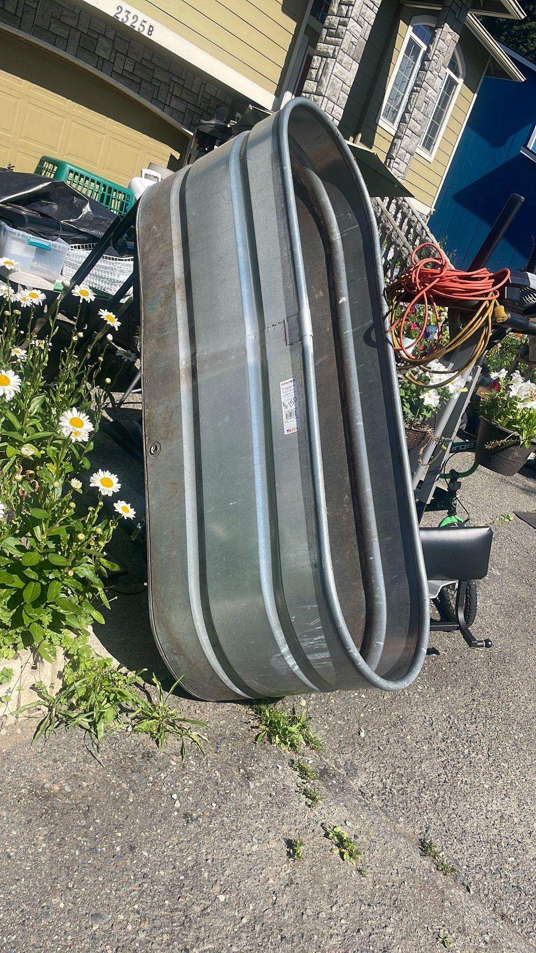 Tarter Heavy Duty Galvanized Stock Tank 170 Gallon 