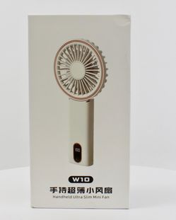 Mini Portable Fan, 4 Speeds,Digital Display, Powerful Handheld, USB Rechargeable