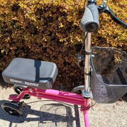 Pink Knee Scooter