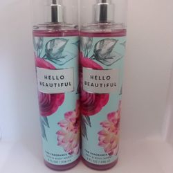 Bath And Body Works Hello Beautiful X2 