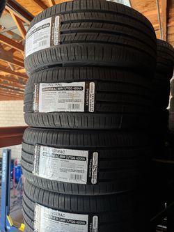 225/45R18 Royal Black New tires installed and balanced
