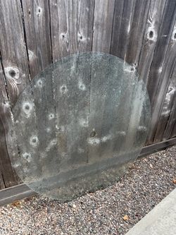 Glass table top