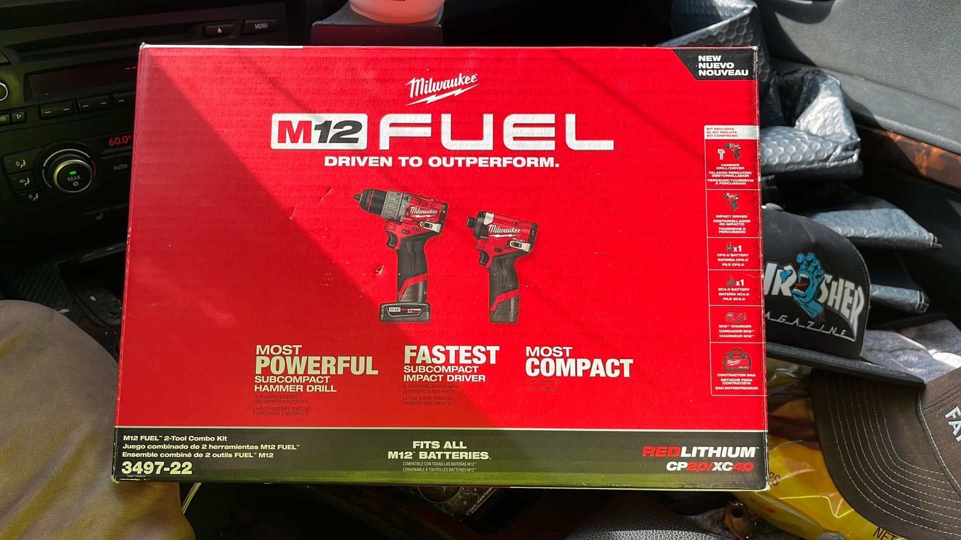 M12 Fuel Milwaukee Hammer drill And Impact Driver