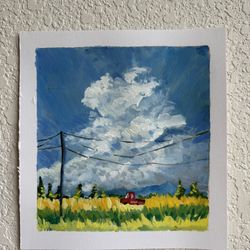 Vibrant Landscape Art Painting