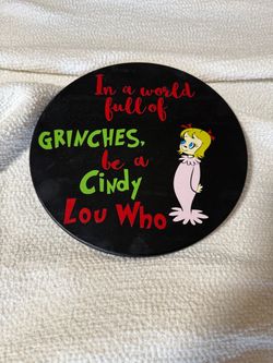 Grinch Cindy Lou lazy Susan