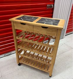 Kitchen Island / Wine Cart