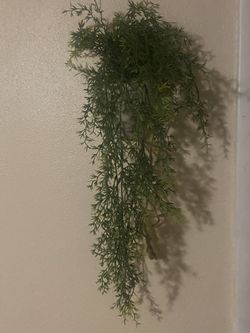 Fake potted hanging plant