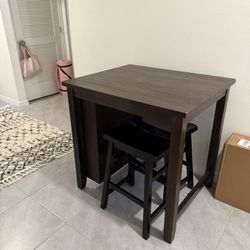 Three Piece Counter Table Set