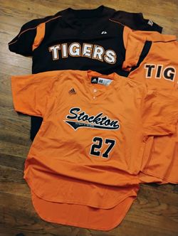 Size XL #27 UOP Pacific Tigers Baseball Jersey Authentic (3pack) XL