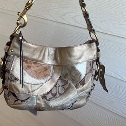 Rare Gold Coach Bag 