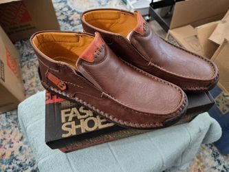 Men's Leather Walking Shoes