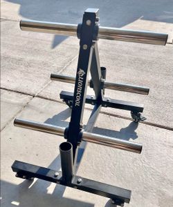 weight rack with caster wheels