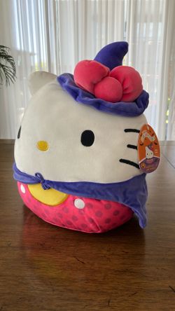 NEW w/ Tags 13" Hello Kitty Halloween Witch Squishmallow