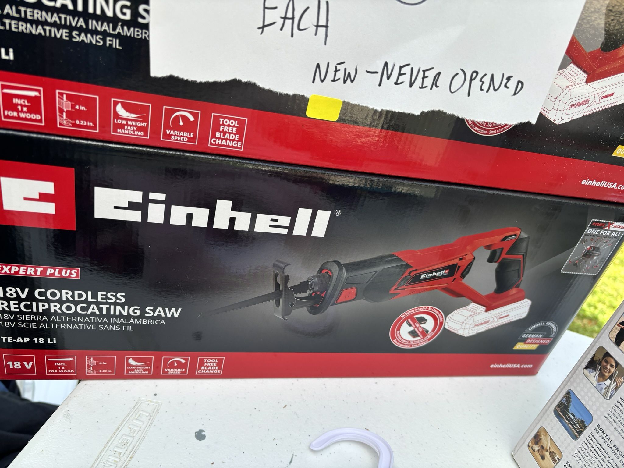 Cordless Reciprocating saw Brand New In Box