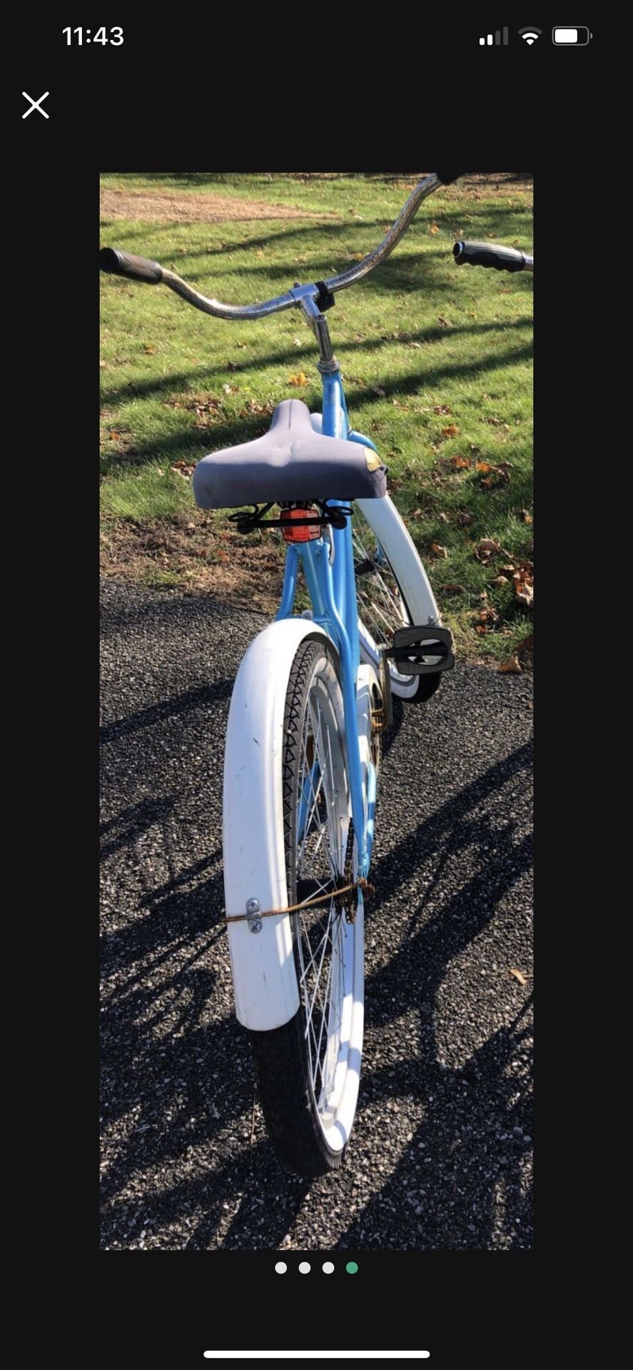 Beach cruiser bike