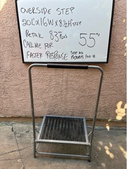 Step stool oversized
