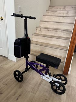 Knee scooter brand new / knee walker with suspension just assembled