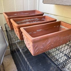 3  Plant. Pots.  Like.  New.   $50.  