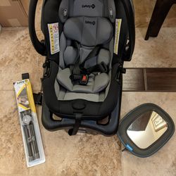 Safety First Car Seat With Base And Accessories
