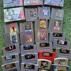 N64, Nintendo 64, SNES, Super Nintendo, NES, Nintendo, Turbo Grafx 16, Star Wars, Ultraman, Robin Hood, Video Games, Retro, Doom