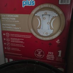 192 Count Box X 2 - 384 Total -Size 1 Hughies