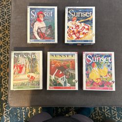 New Puzzles! Vintage Sunset Magazine Covers