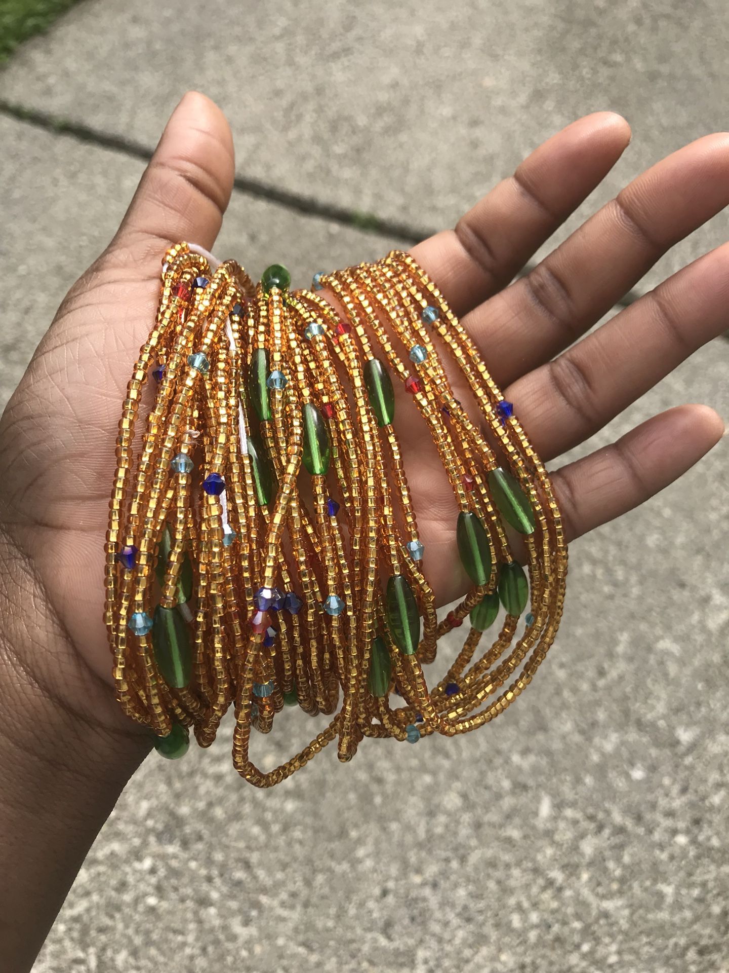 African Waist beads