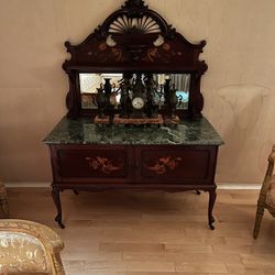 Antique Collectible English Cabinet /Console