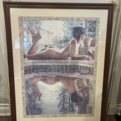 Large Bathroom Frame Picture 
