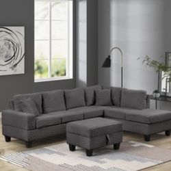 Name Brand For Less. Storage Ottoman Included! Compare My Price To Everyone Else. Deal Can’t Be Beat!! 