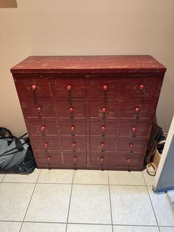 Red cabinet