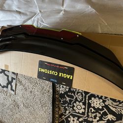 Trunk Spoiler Wing Wickerbill Flap Combo Infiniti Q50 2014-2024 Accessories PSM Style Duckbill 