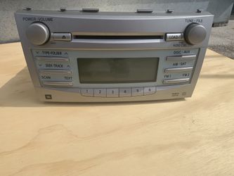 Original 2009 Toyota Camry Radio/6-Disc CD Changer