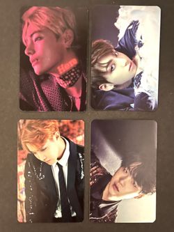 BTS Wings Official Photocard Set (Front and Back View)