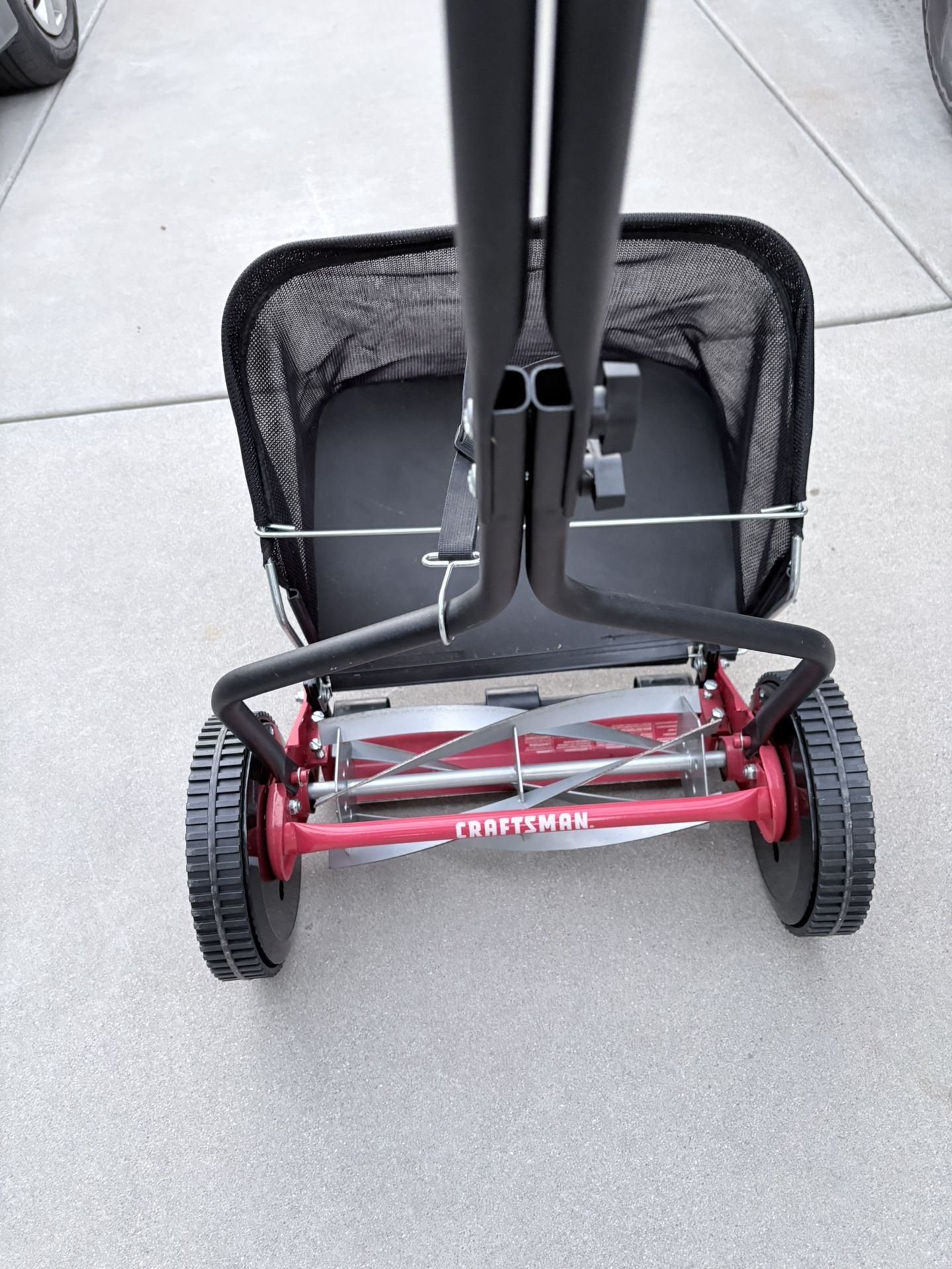 CRAFTSMAN 14-in 5 Reel Lawn Mower with bagger