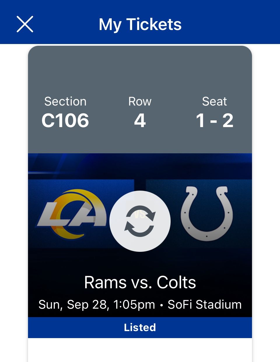Rams Vs Colts
