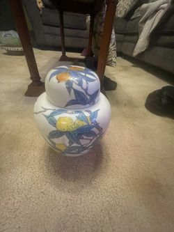 Vintages Orange And Lemon Ginger Jar 